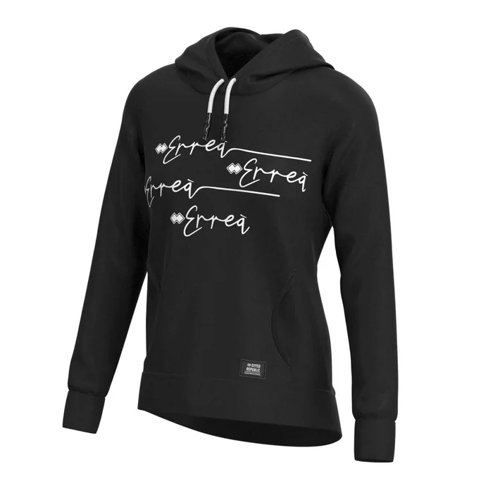 Sweatshirt à capuche zippé femme Errea Essential 2022 Logo Script