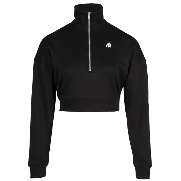 Sweatshirt crop half-zip femme Gorilla Wear Ocala