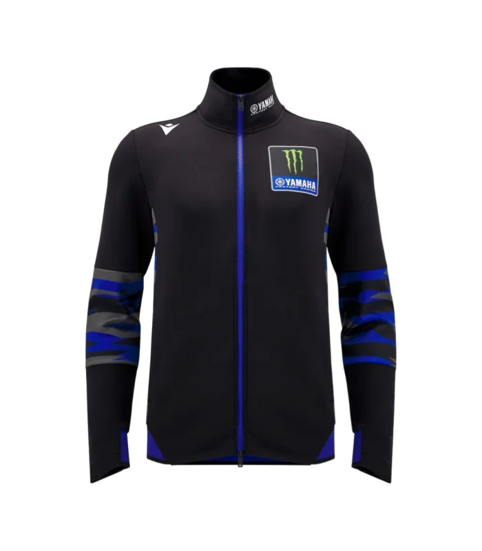 Sweatshirt fermeture éclair Intégrale Fan Gear Homme Monster Energy Yamaha Moto GP Officielle Noir