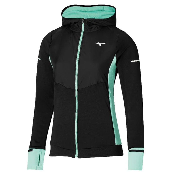 Sweatshirt full zip u00e0 capuche femme Mizuno Warmalite Hybrid [Taille XS]