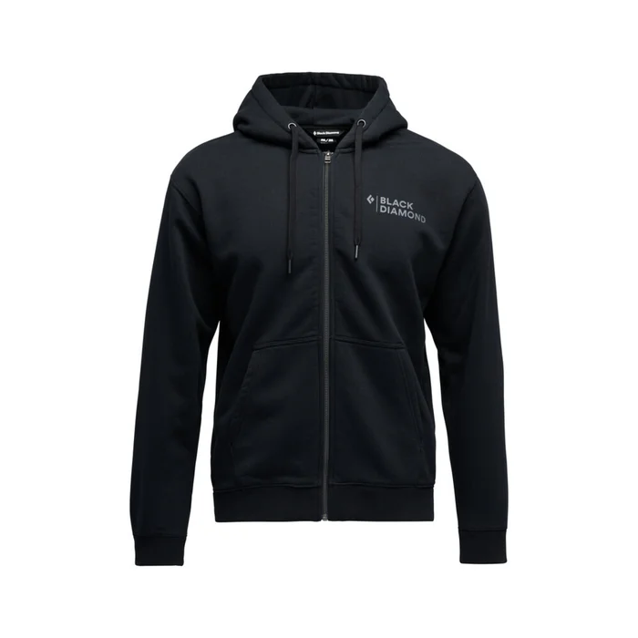 Sweatshirt u00e0 capuche full zip Black Diamond Stacked [Taille XS]