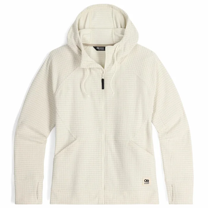 Sweatshirt u00e0 capuche polaire full zip femme Outdoor Research Mega Trail Mix [Taille XS]