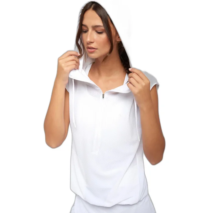 Sweatshirt u00e0 capuche sans manche femme YUJ Yoga [Taille XS]