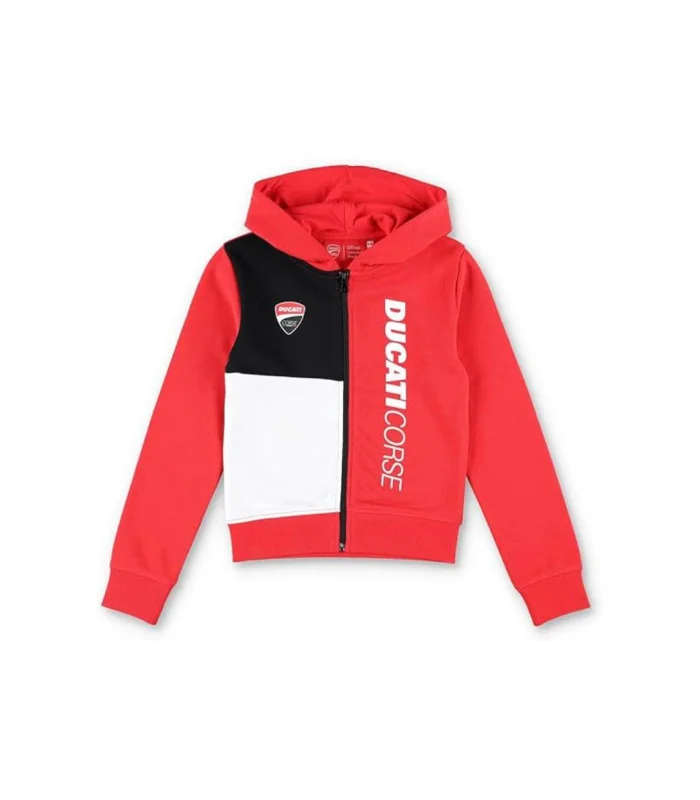 Sweatshirt Zip Ducati Corse Flash Officiel MotoGP