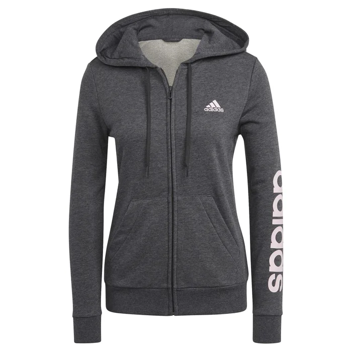 Sweatshirt zippé à capuche femme adidas Essentials Logo