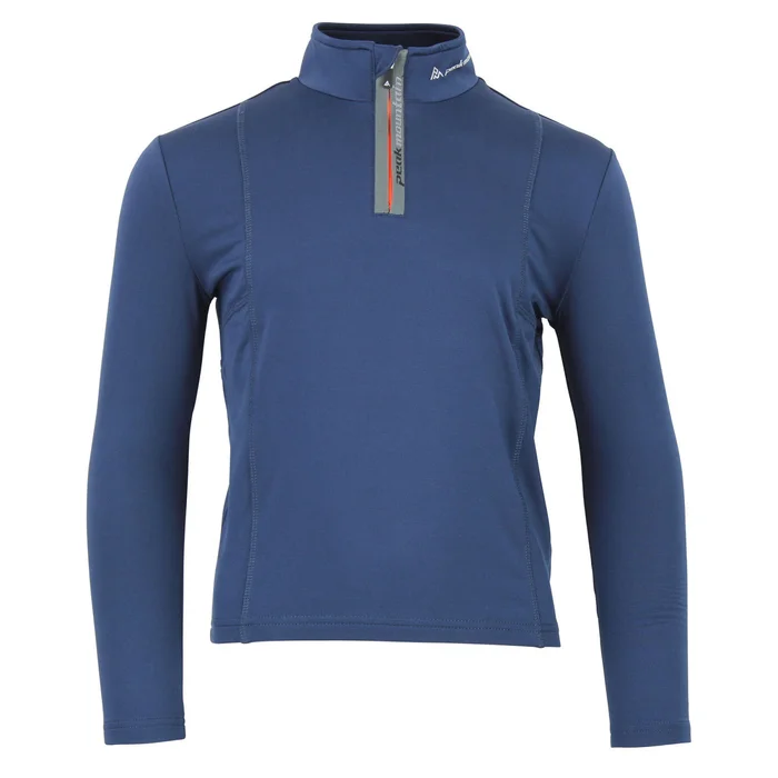 T-shirt 1ere peau avec zip enfant Peak Mountain Ecanevi [Taille 4 ans]