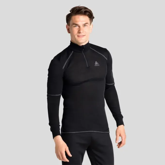 T-shirt à col montant zippé Odlo Activ X-Warm Garantie Incluse