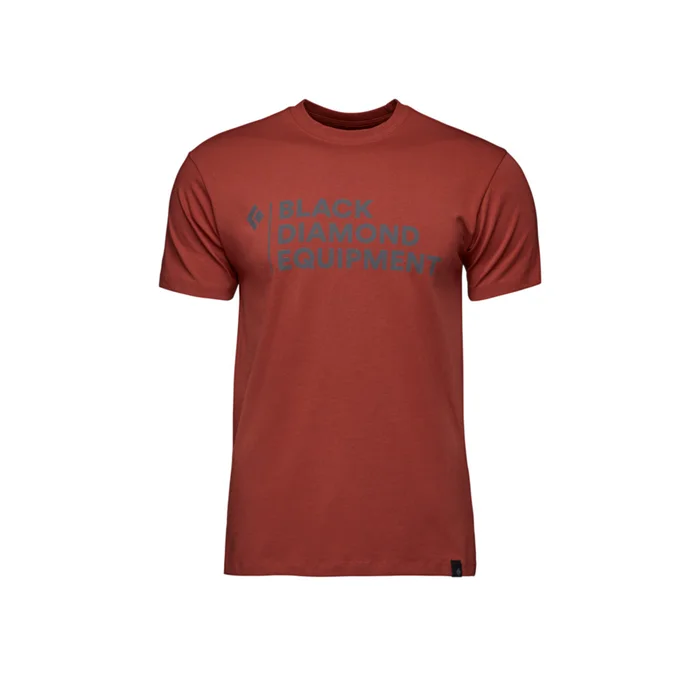 T-shirt avec logo empilu00e9 Black Diamond [Taille XS]