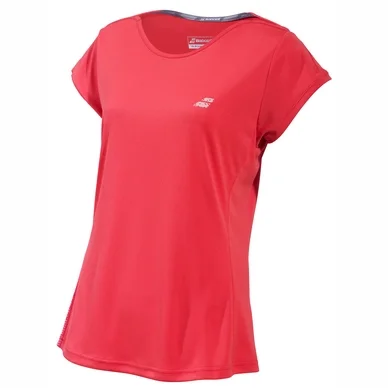 T-shirt Babolat Girls Performance Cap Sleeve Top Hibiscus