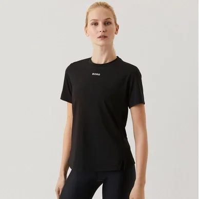 T-shirt Björn Borg Femmes Regular Tee Borg Black Beauty