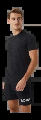 T-shirt Björn Borg Homme Borg Performance Black Beauty 25