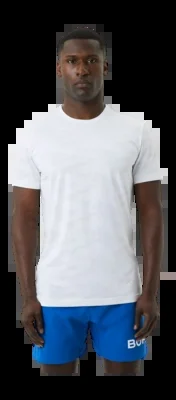 T-shirt Björn Borg Homme Borg Performance T-shirt Brillant White