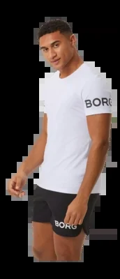 T-Shirt Björn Borg Homme Borg T-Shirt Blanc Brillant