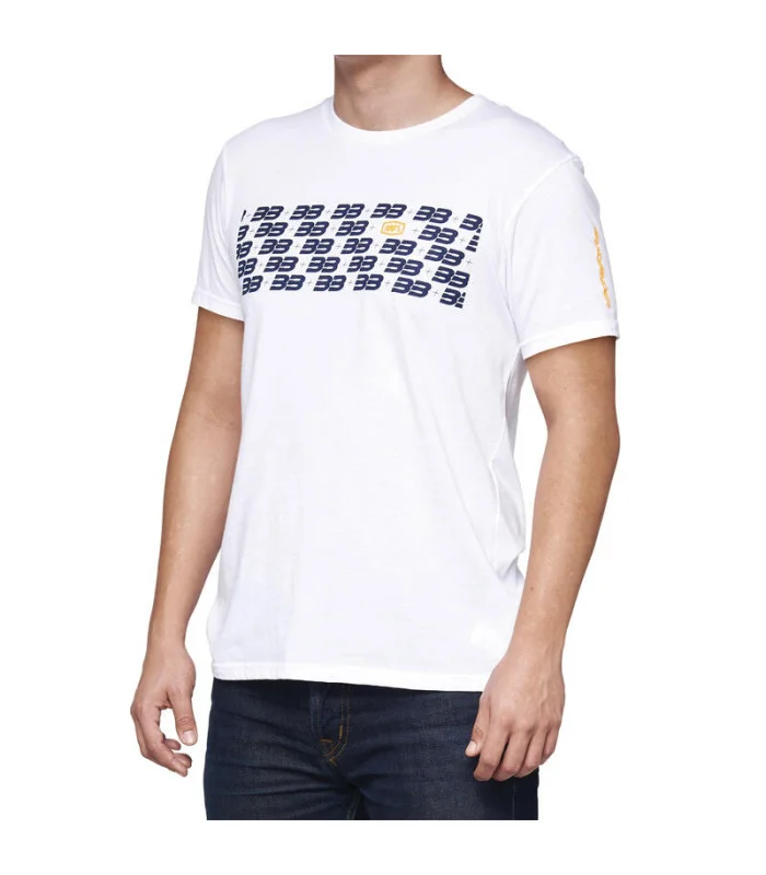 T-shirt Brad Binder 33 REPEAT 100% Blanc Homme