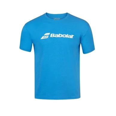 T-shirt de Tennis Babolat Boys Exercise Babolat Tee Blue Aster Heather