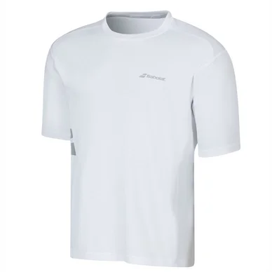 T-Shirt de tennis Babolat Flag Core Men Blanc