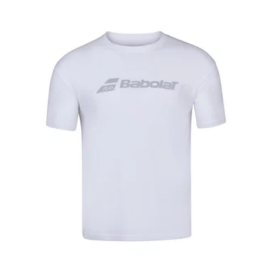 T-shirt de Tennis Babolat Men Exercise Babolat Tee White White