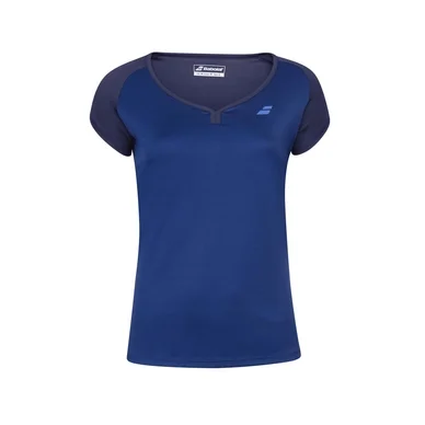 T-shirt de Tennis Babolat Women Play Cap Sleeve Top Estate Blue