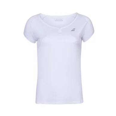 T-shirt de Tennis Babolat Women Play Cap Sleeve Top White White