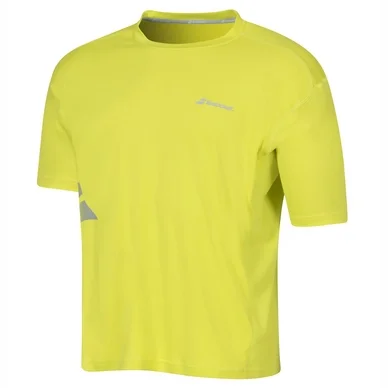 T-Shirt de tennis Bbaolat Flag Core Men Lime