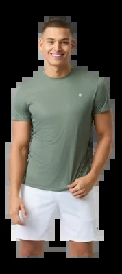 T-shirt de Tennis Björn Borg Men Ace Light T-Shirt Agave Green