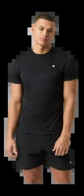 T-shirt de Tennis Björn Borg Men Ace Light T-Shirt Black Beauty 25