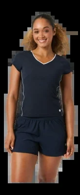 T-shirt de Tennis Björn Borg Women Ace V-Neck T-Shirt Night Sky