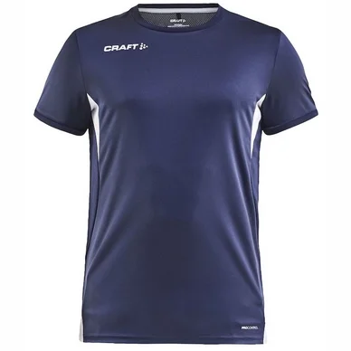 T-shirt de Tennis Craft Men Pro Control Impact SS Tee M Navy White