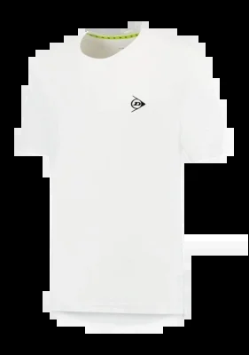 T-shirt de Tennis Dunlop Boys Ap Club Crew Tee White