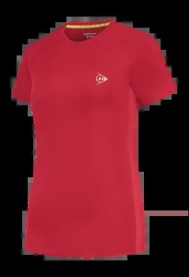 T-shirt de Tennis Dunlop Girls Ap Club Crew Tee Jester Red