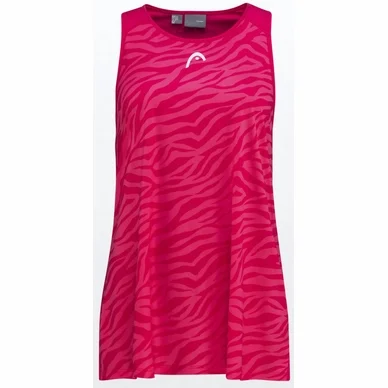 T-Shirt de Tennis HEAD Girls Agility Tanktop Magenta Print
