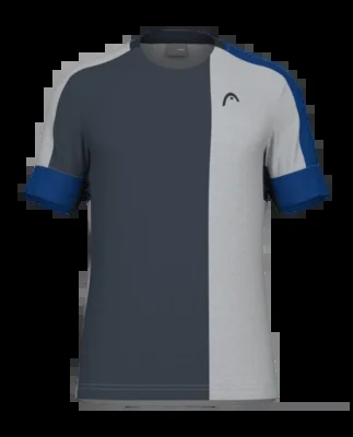 T-Shirt de Tennis HEAD Homme Play Tech Royal Grey