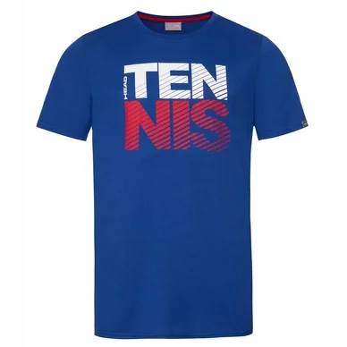 T-shirt de Tennis HEAD Men Club Chris Royal