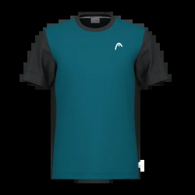 T-shirt de Tennis Head Men Slice Shirt Teal