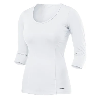 T-Shirt de Tennis HEAD Vision 3/4 Shirt Women White