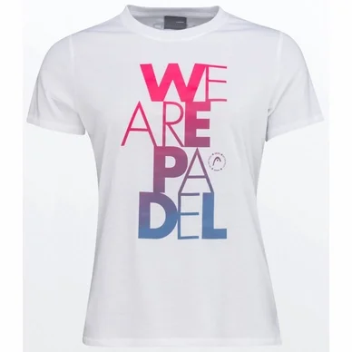 T-Shirt de Tennis HEAD Women Wap Bold White