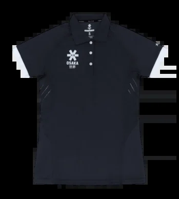 T-shirt de Tennis Osaka Femme Polo Jersey Black
