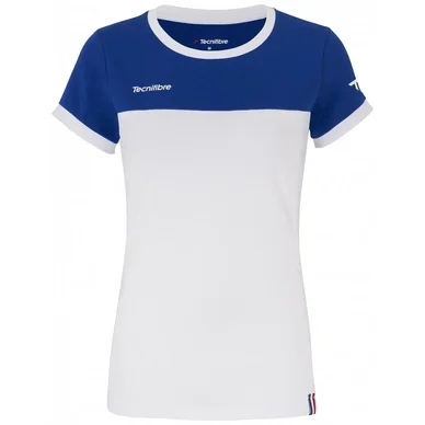 T-Shirt de Tennis Tecnifibre Women F1 Stretch Royal