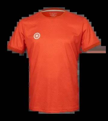 T-shirt de Tennis The Indian Maharadja Men Pique Printed Tee Sunset Orange