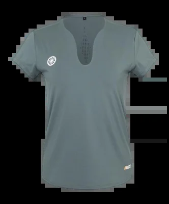 T-shirt de Tennis The Indian Maharadja Women Breeze Tee Pewter Grey