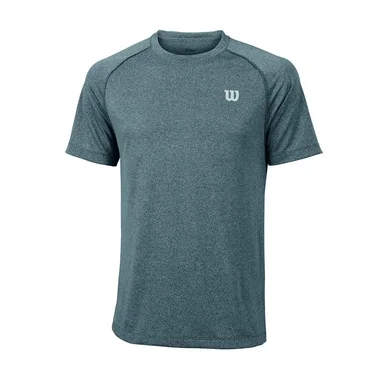 T-shirt de Tennis Wilson Men Core Crew Turbulence Black