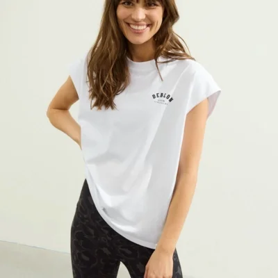 T-Shirt Deblon Femme Mel Off White