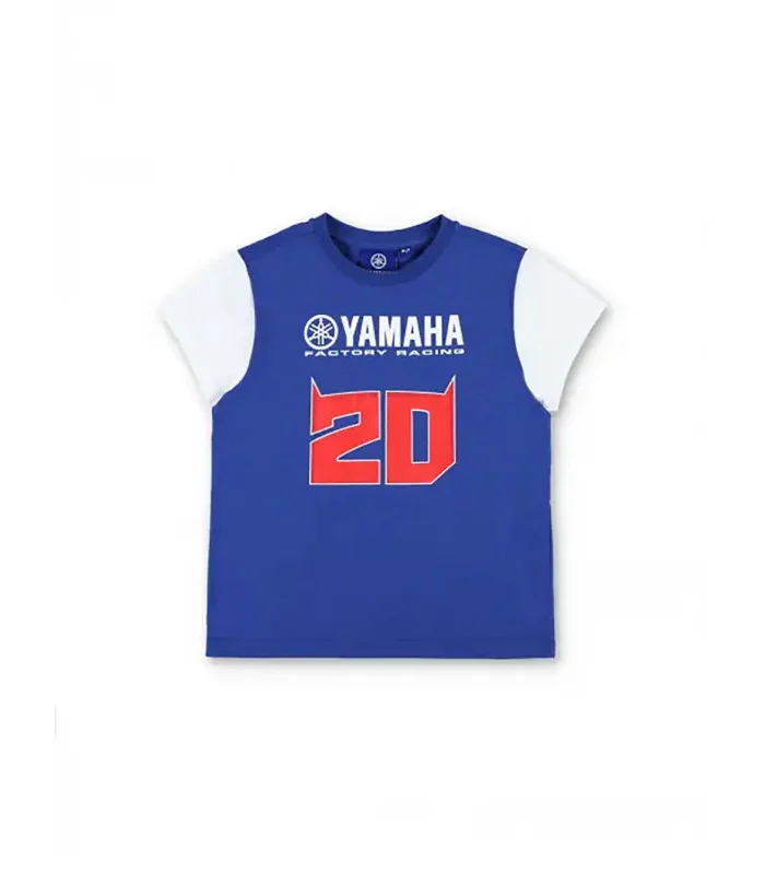 T-shirt Enfant Yamaha Racing Fabio Quartararo 20 Officiel MotoGP