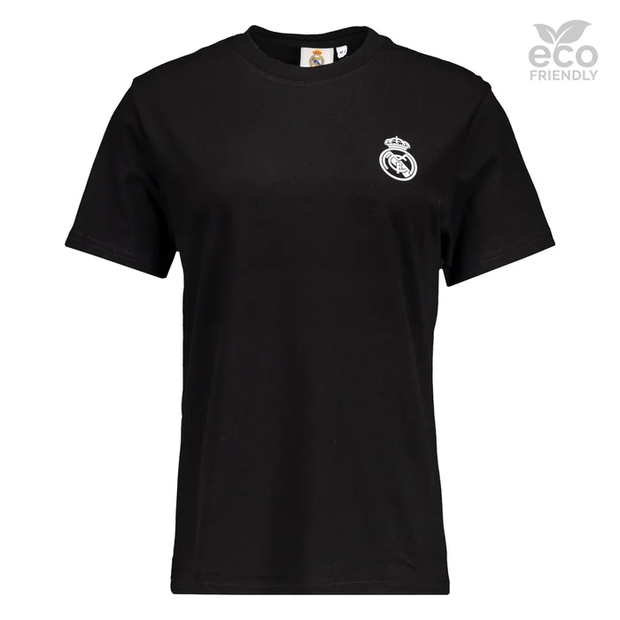T-shirt femme ECO Essentials Real Madrid Monocolour Black Shield – Boutique Officiel Real Madrid CF