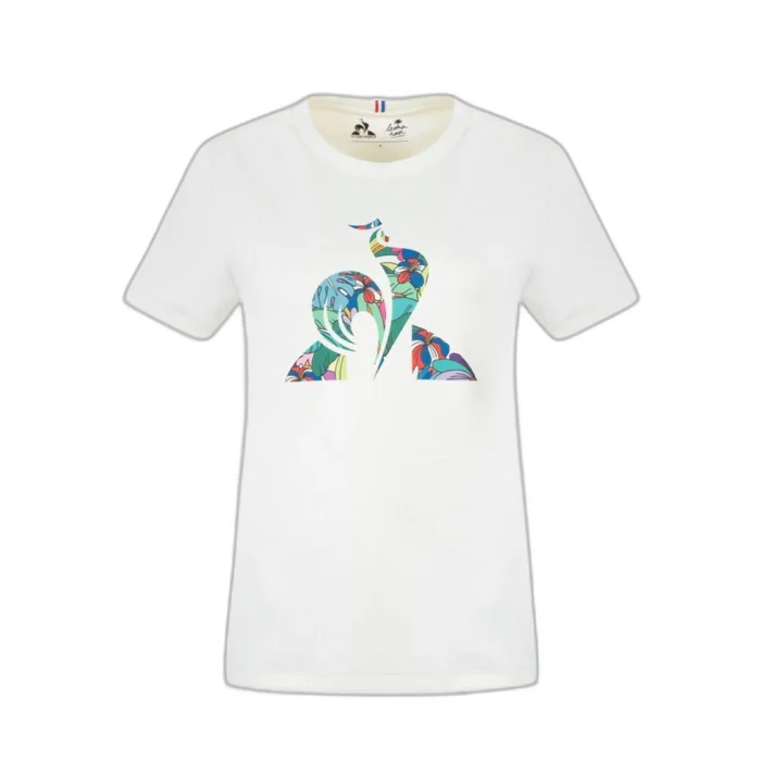 T-shirt femme Le Coq Sportif Leona Rose N°2