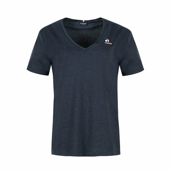 T-shirt femme Le Coq Sportif Saison Col V N°1