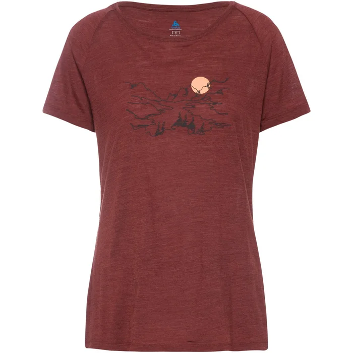 T-shirt femme Odlo Ascent Pw 130 Valley [Taille XS]