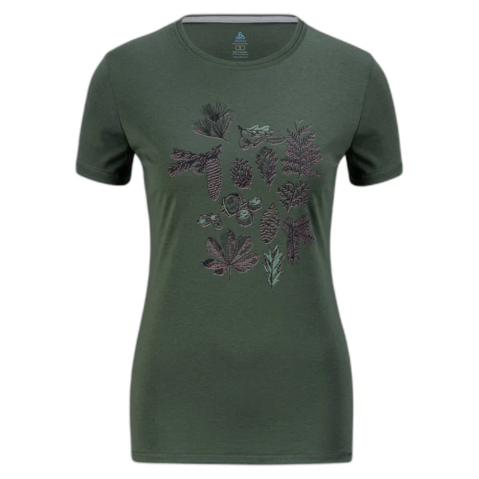 T-shirt femme Odlo Kumano Forest [Taille XS]