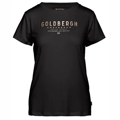 T-Shirt Goldbergh Femme Daisy Black/Gold