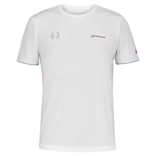 T-shirt Juan Lebron Babolat Crew Neck blanc